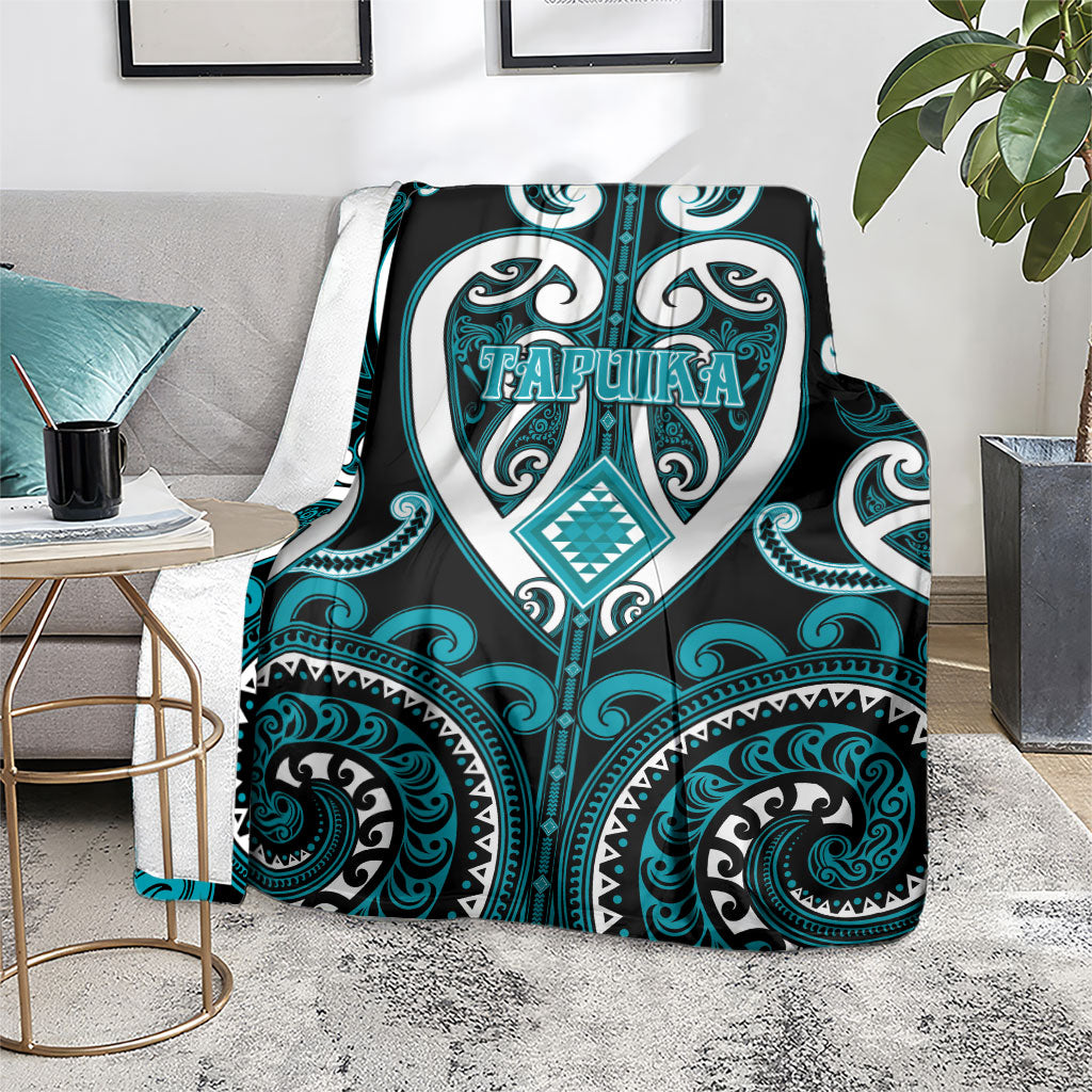 Aotearoa Tapuika Blanket Maori Tribal Pattern