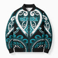 Custom Aotearoa Tapuika Bomber Puffer Jacket Maori Tribal Pattern