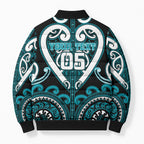 Custom Aotearoa Tapuika Bomber Puffer Jacket Maori Tribal Pattern