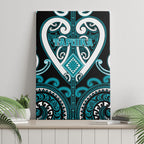 Aotearoa Tapuika Canvas Wall Art Maori Tribal Pattern