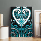 Aotearoa Tapuika Canvas Wall Art Maori Tribal Pattern