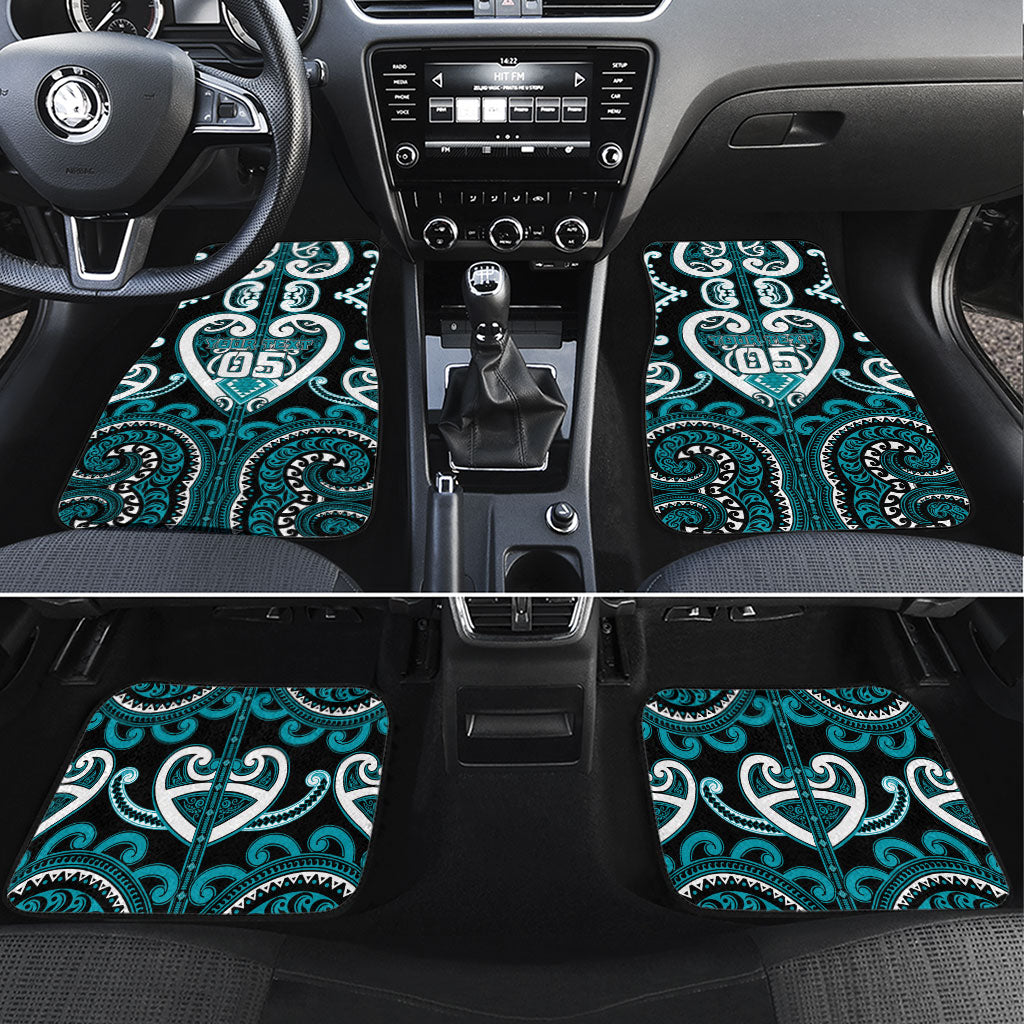 Custom Aotearoa Tapuika Car Mats Maori Tribal Pattern
