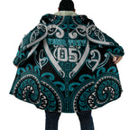 Custom Aotearoa Tapuika Cloak Maori Tribal Pattern