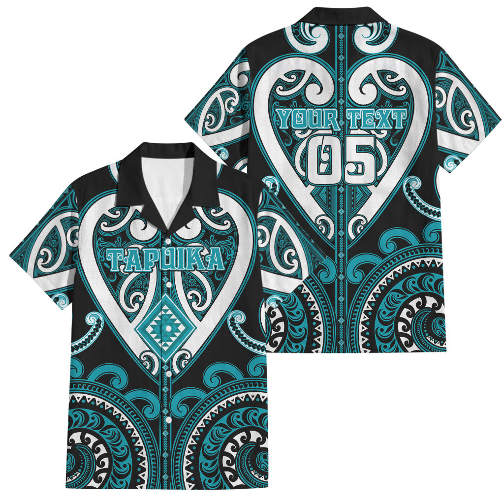 Custom Aotearoa Tapuika Family Matching Summer Maxi Dress and Hawaiian Shirt Maori Tribal Pattern