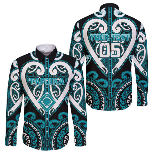 Custom Aotearoa Tapuika Family Matching Summer Maxi Dress and Hawaiian Shirt Maori Tribal Pattern