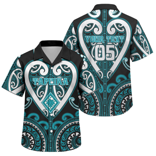 Custom Aotearoa Tapuika Family Matching Summer Maxi Dress and Hawaiian Shirt Maori Tribal Pattern