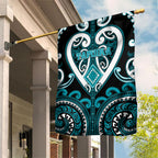 Aotearoa Tapuika Garden Flag Maori Tribal Pattern