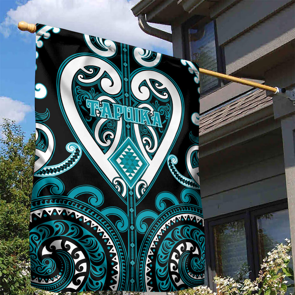 Aotearoa Tapuika Garden Flag Maori Tribal Pattern