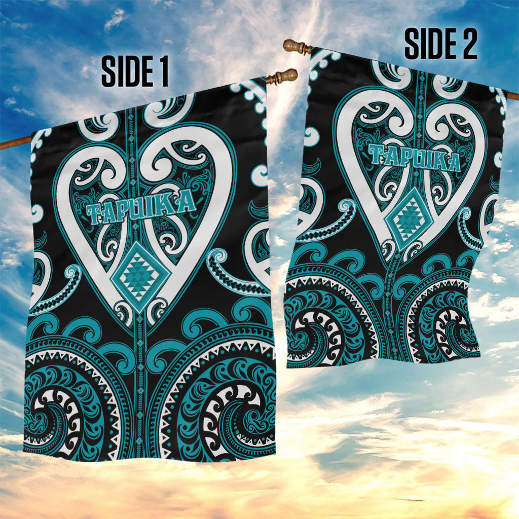 Aotearoa Tapuika Garden Flag Maori Tribal Pattern