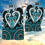Aotearoa Tapuika Garden Flag Maori Tribal Pattern