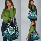 Aotearoa Tapuika Grocery Bag Maori Tribal Pattern