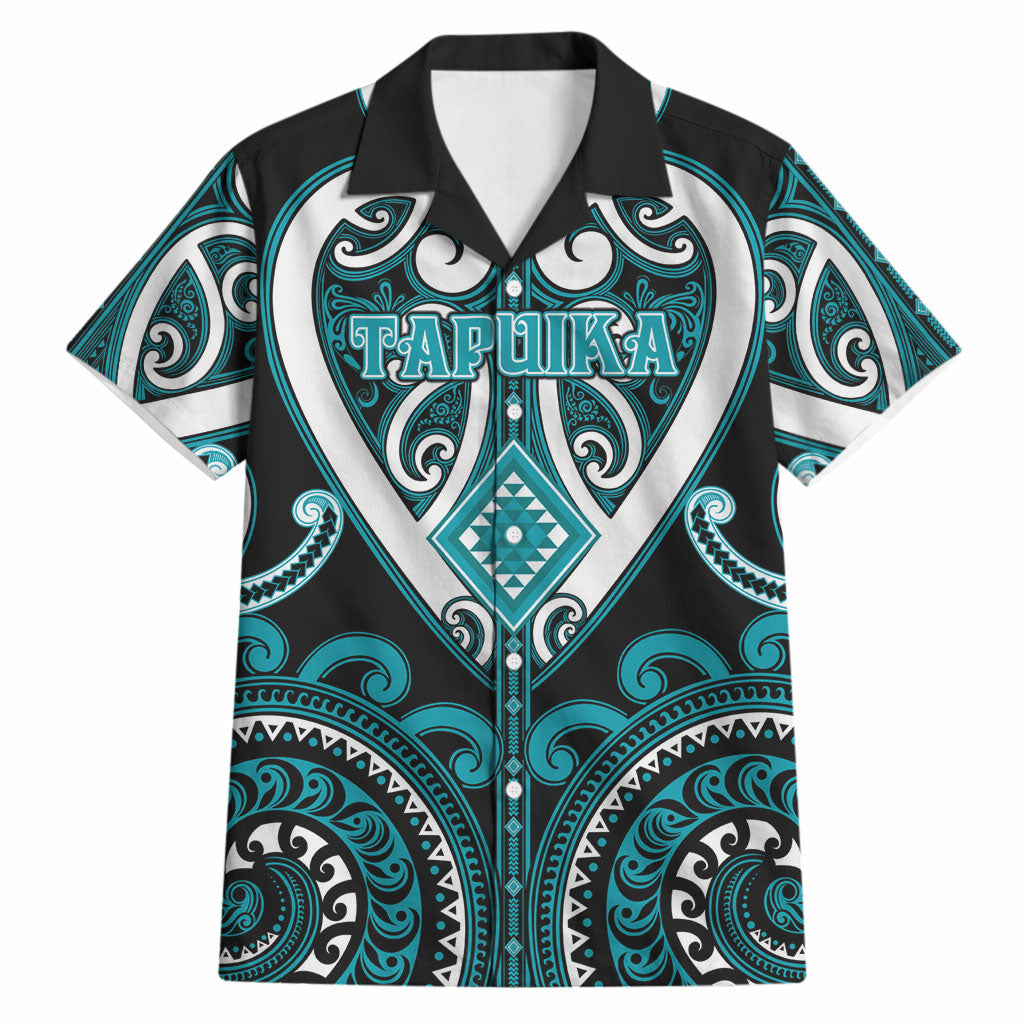 Custom Aotearoa Tapuika Hawaiian Shirt Maori Tribal Pattern