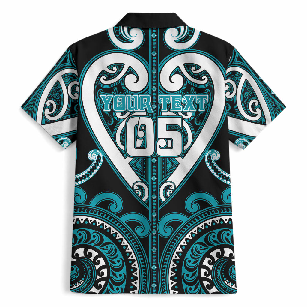 Custom Aotearoa Tapuika Hawaiian Shirt Maori Tribal Pattern