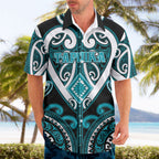 Custom Aotearoa Tapuika Hawaiian Shirt Maori Tribal Pattern