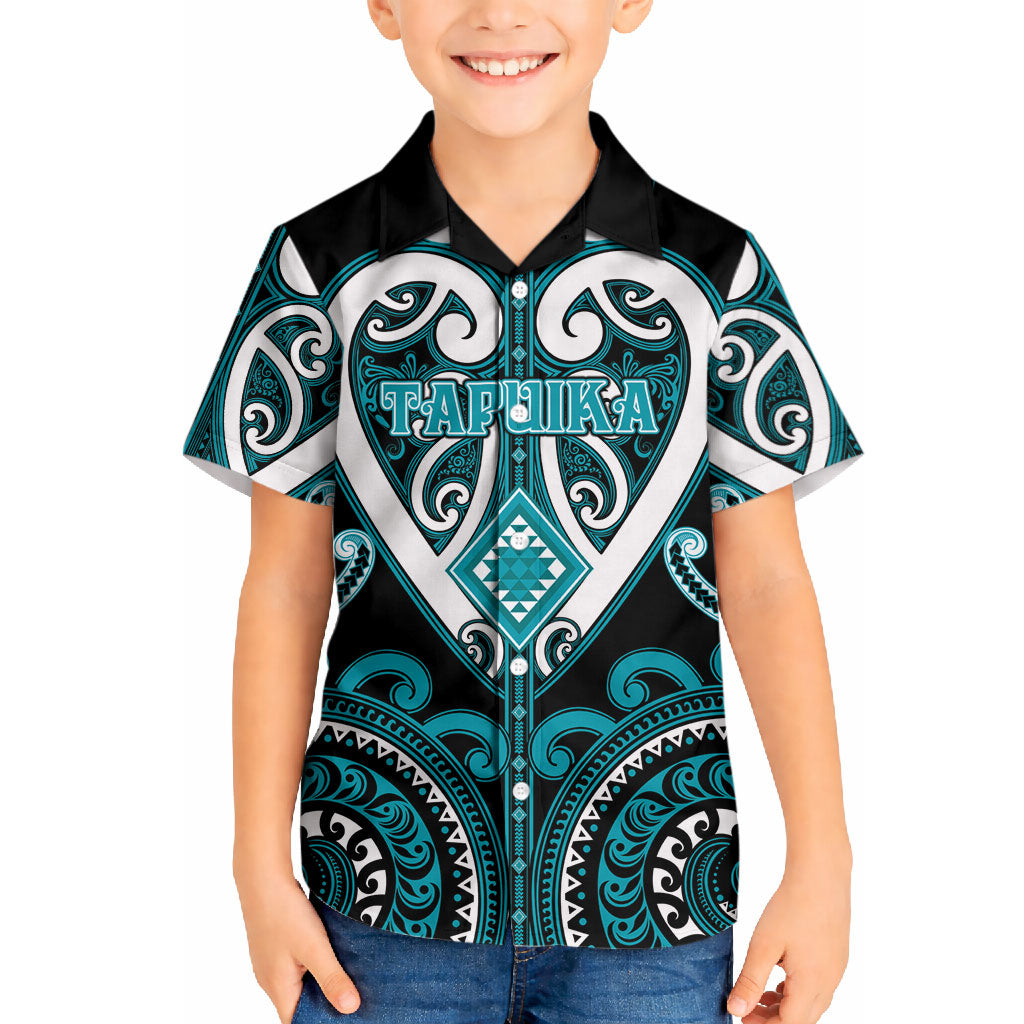 Custom Aotearoa Tapuika Hawaiian Shirt Maori Tribal Pattern