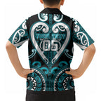Custom Aotearoa Tapuika Hawaiian Shirt Maori Tribal Pattern