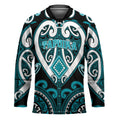 Custom Aotearoa Tapuika Hockey Jersey Maori Tribal Pattern