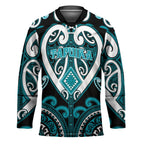 Custom Aotearoa Tapuika Hockey Jersey Maori Tribal Pattern