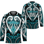 Custom Aotearoa Tapuika Hockey Jersey Maori Tribal Pattern