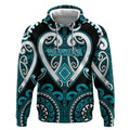 Custom Aotearoa Tapuika Hoodie Maori Tribal Pattern