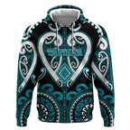 Custom Aotearoa Tapuika Hoodie Maori Tribal Pattern