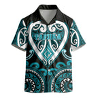 Custom Aotearoa Tapuika Kid Hawaiian Shirt Maori Tribal Pattern