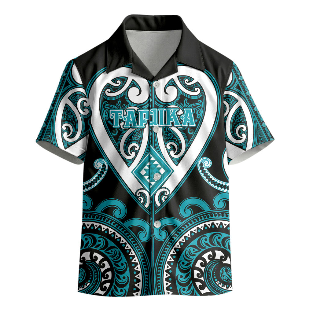 Custom Aotearoa Tapuika Kid Hawaiian Shirt Maori Tribal Pattern