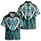 Custom Aotearoa Tapuika Kid Hawaiian Shirt Maori Tribal Pattern