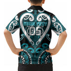 Custom Aotearoa Tapuika Kid Hawaiian Shirt Maori Tribal Pattern