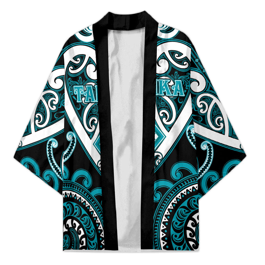 Custom Aotearoa Tapuika Kimono Maori Tribal Pattern