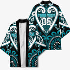 Custom Aotearoa Tapuika Kimono Maori Tribal Pattern
