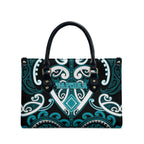 Aotearoa Tapuika Leather Bag Maori Tribal Pattern