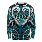 Custom Aotearoa Tapuika Long Sleeve Shirt Maori Tribal Pattern