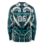 Custom Aotearoa Tapuika Long Sleeve Shirt Maori Tribal Pattern