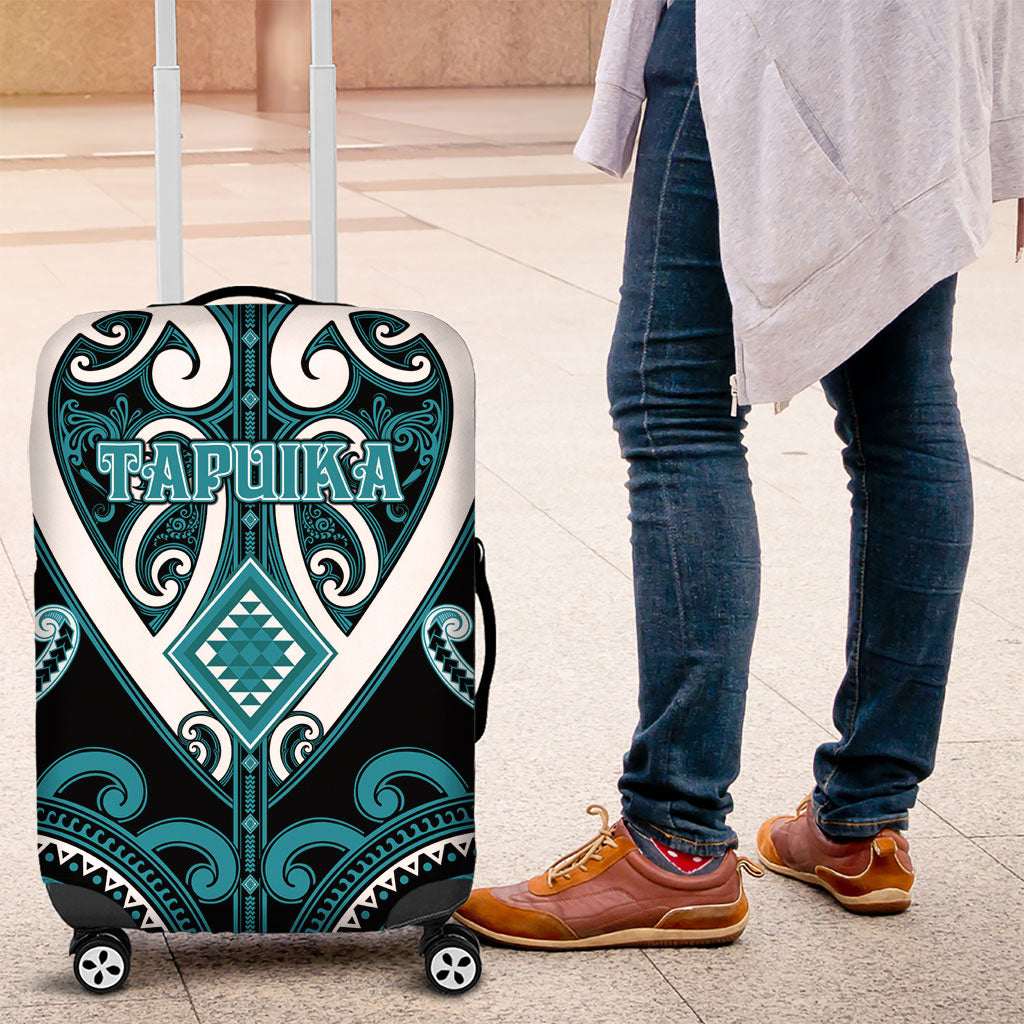 Aotearoa Tapuika Luggage Cover Maori Tribal Pattern