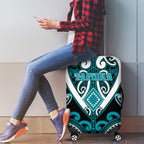 Aotearoa Tapuika Luggage Cover Maori Tribal Pattern