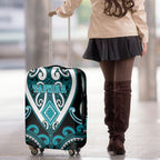 Aotearoa Tapuika Luggage Cover Maori Tribal Pattern