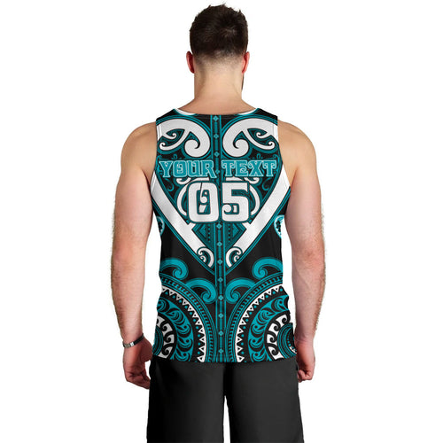 Custom Aotearoa Tapuika Men Tank Top Maori Tribal Pattern