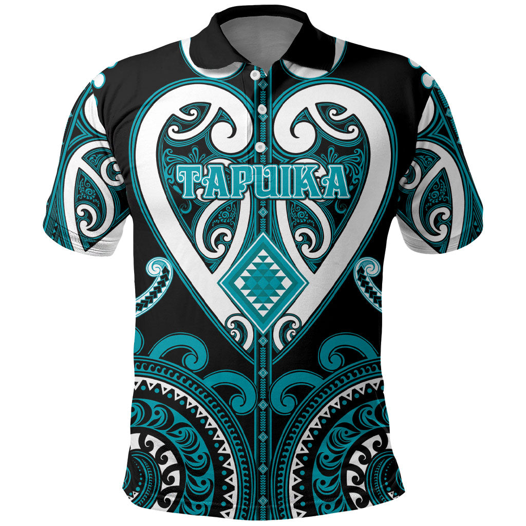 Custom Aotearoa Tapuika Polo Shirt Maori Tribal Pattern