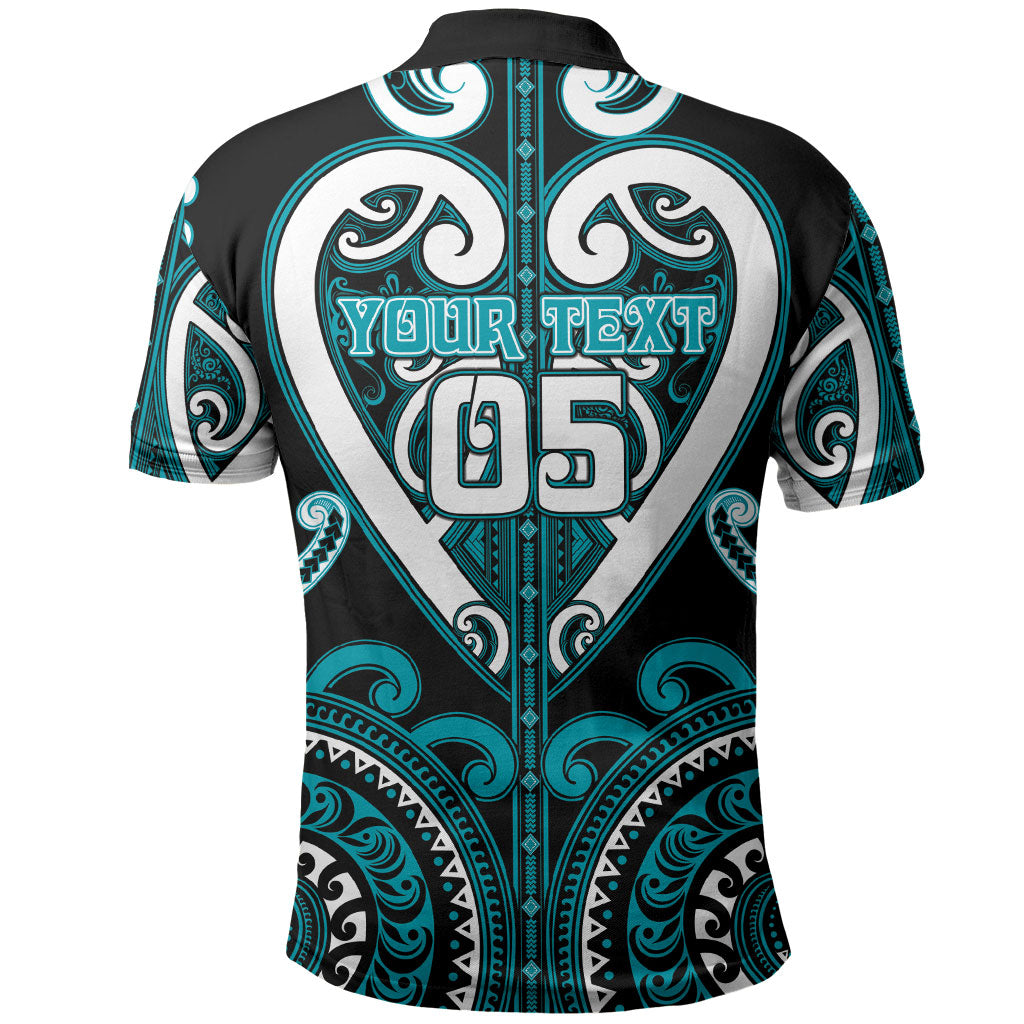 Custom Aotearoa Tapuika Polo Shirt Maori Tribal Pattern