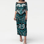 Custom Aotearoa Tapuika Puletasi Maori Tribal Pattern