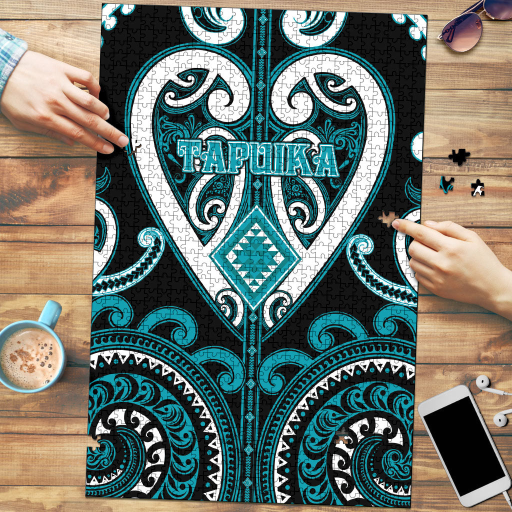Aotearoa Tapuika Puzzle Maori Tribal Pattern
