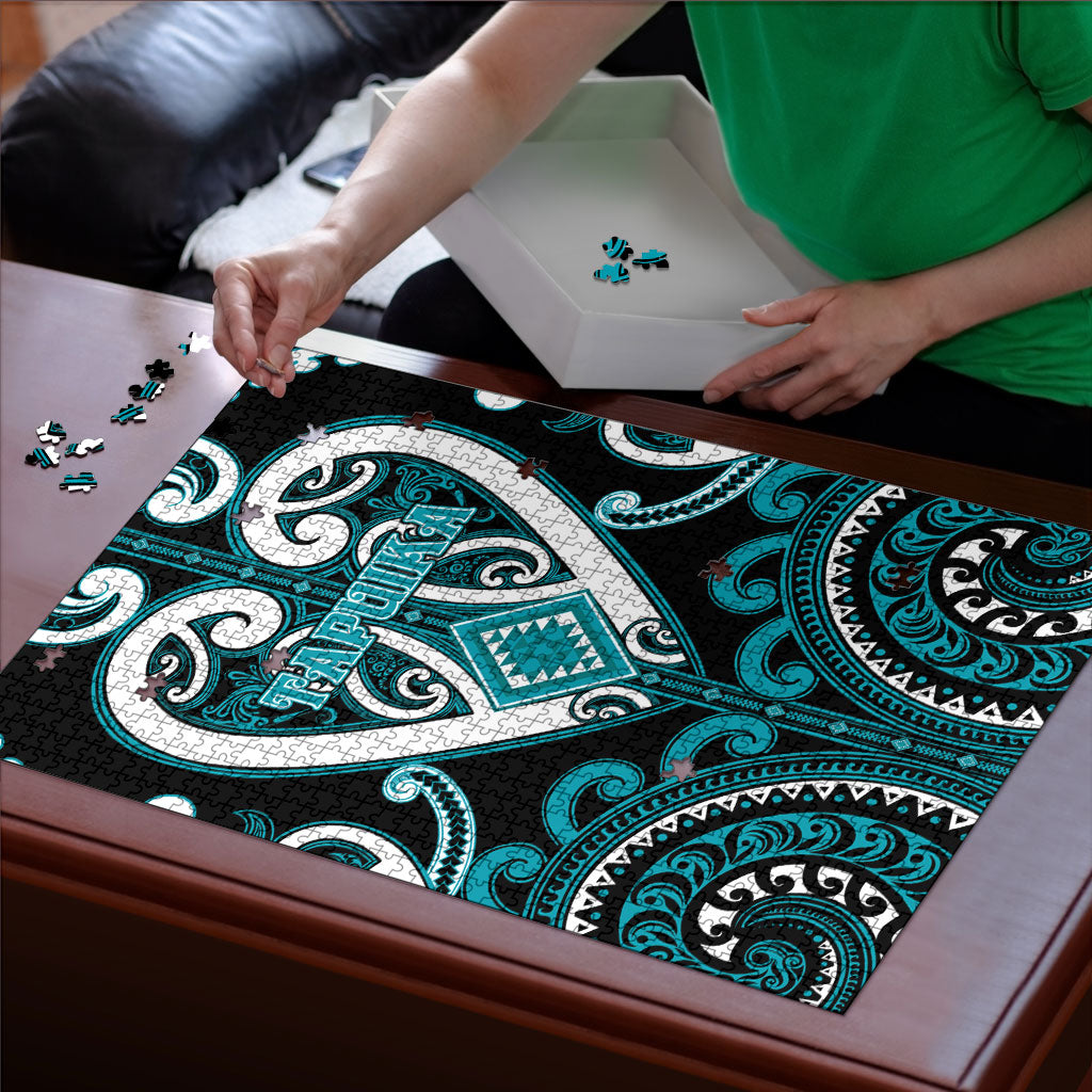 Aotearoa Tapuika Puzzle Maori Tribal Pattern