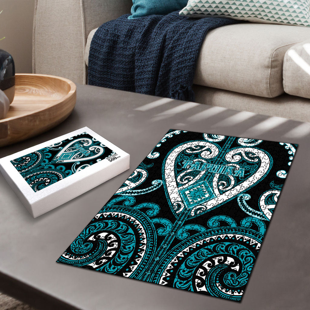 Aotearoa Tapuika Puzzle Maori Tribal Pattern