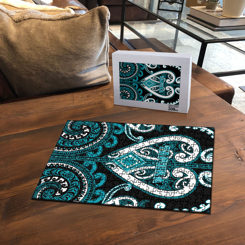 Aotearoa Tapuika Puzzle Maori Tribal Pattern