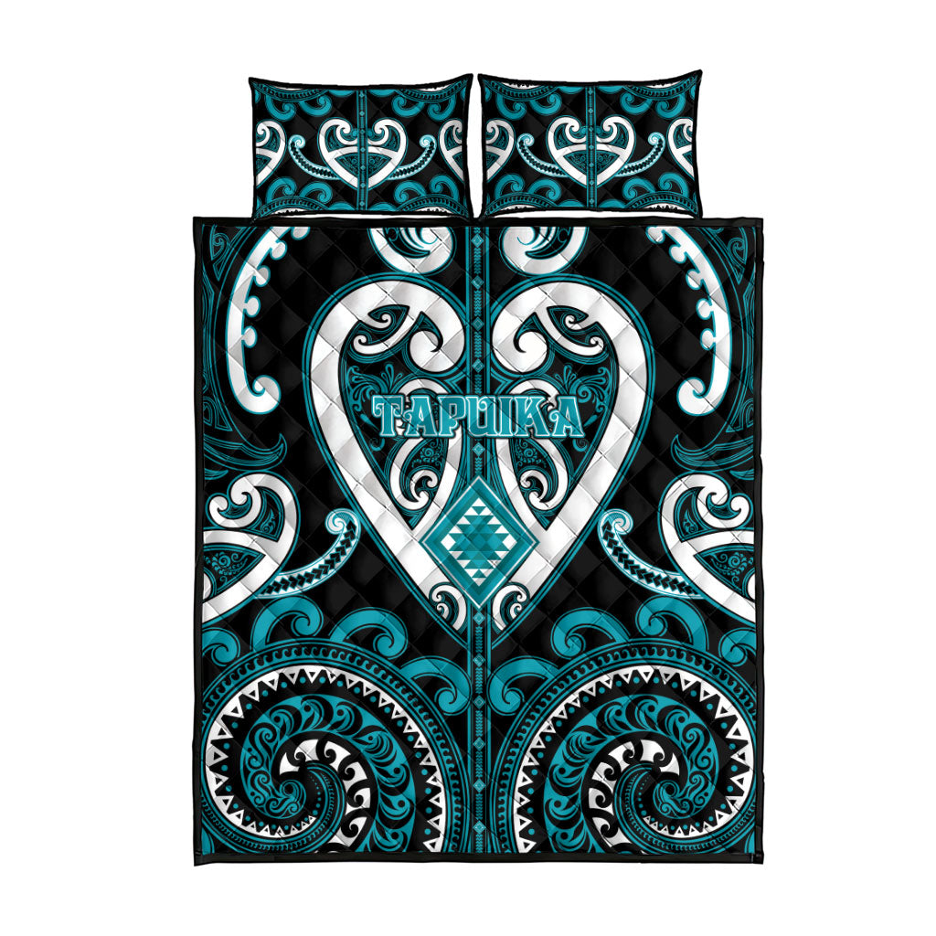Aotearoa Tapuika Quilt Bed Set Maori Tribal Pattern