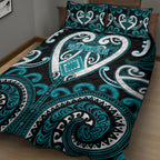 Aotearoa Tapuika Quilt Bed Set Maori Tribal Pattern
