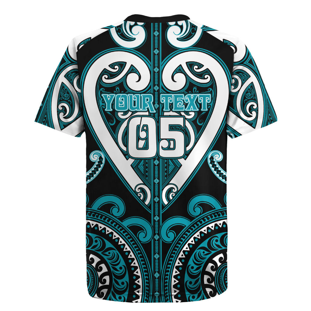 Custom Aotearoa Tapuika Rugby Jersey Maori Tribal Pattern