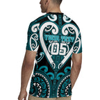 Custom Aotearoa Tapuika Rugby Jersey Maori Tribal Pattern