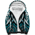 Custom Aotearoa Tapuika Sherpa Hoodie Maori Tribal Pattern
